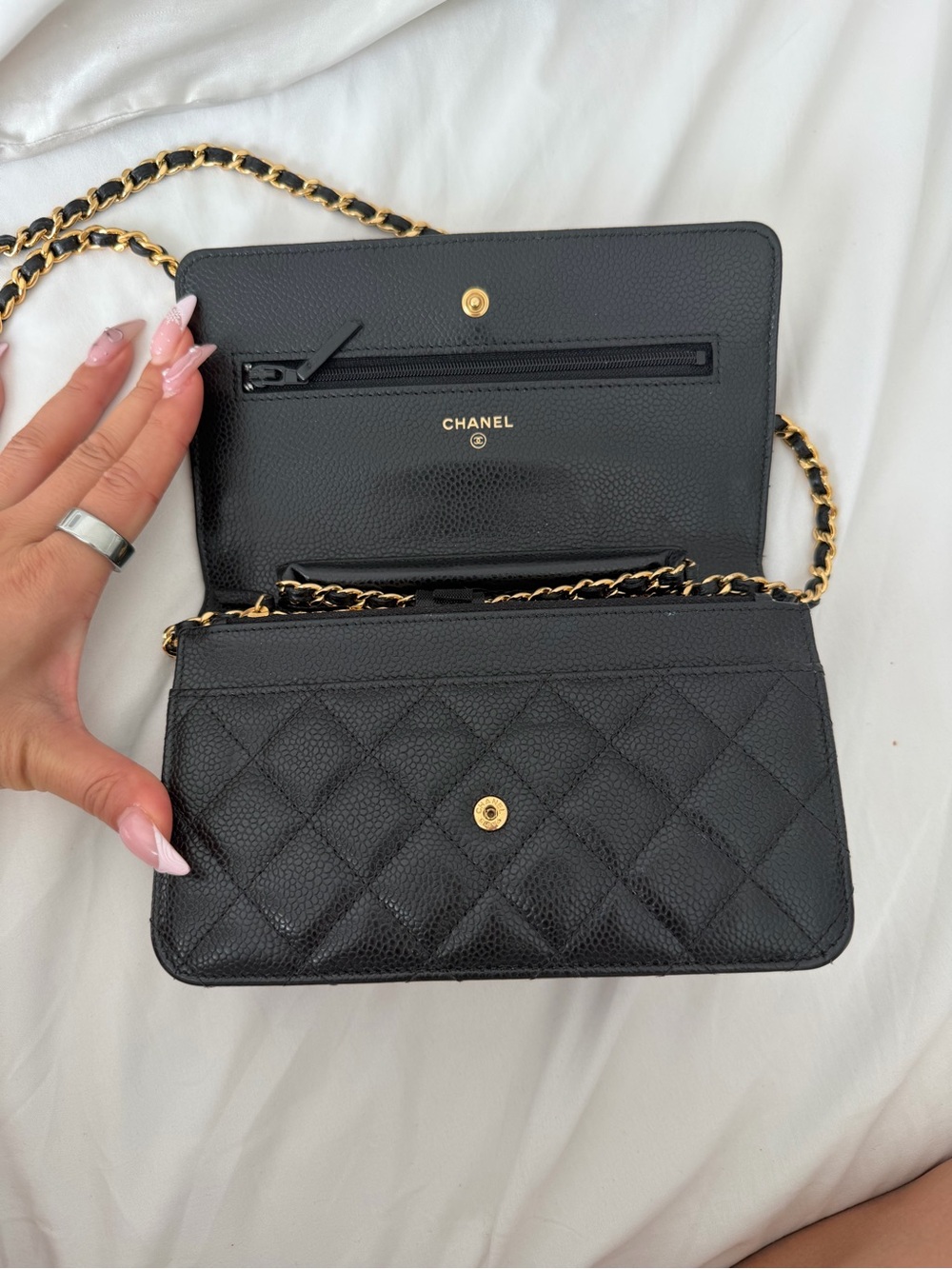chanel wallet on chain gold hardware - Picture 2 of 10